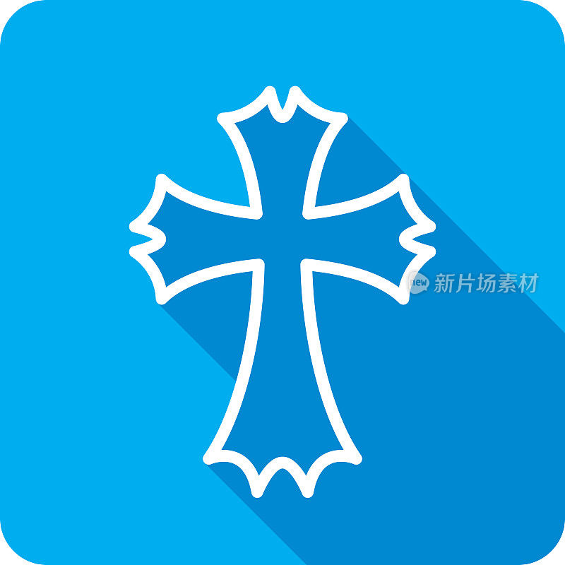 Religious Cross Icon Silhouette 2